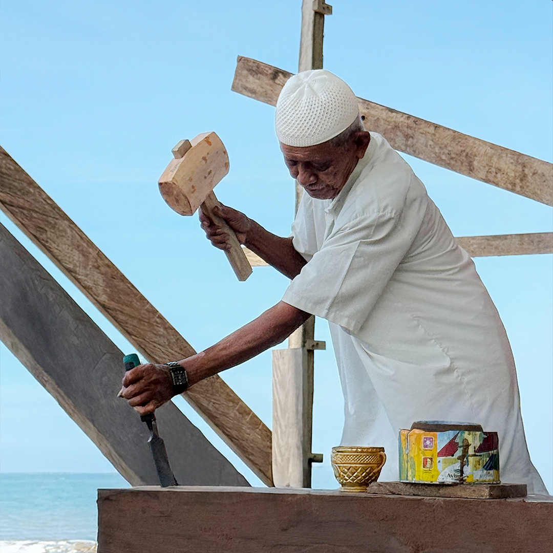Pacific High shipyard in Bira for traditional phinisi boat building